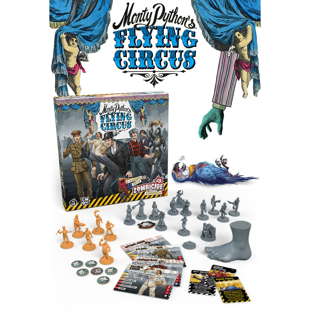 Zombicide: Monty Python's Flying Circus content