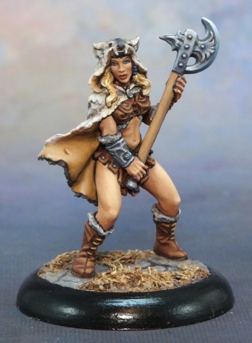 Reaper 04008: Kyrie, Female Barbarian Dark Heaven Legends Metal Miniature