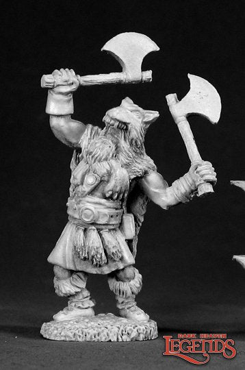 Reaper 02289: Olaf, Wolf Warrior Dark Heaven Legends Metal Miniature