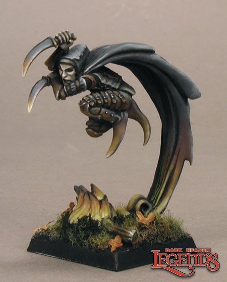 Reaper 02782: Hellbore the Assassin Dark Heaven Legends Metal Miniature Painted Example