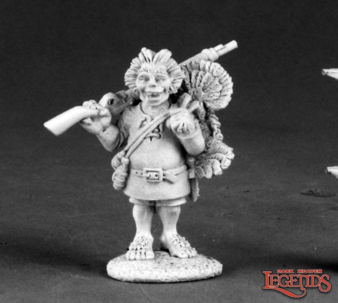 Reaper 3526: Dorly Luckrock, Halfing Scout Dark Heaven Legends Metal Miniature