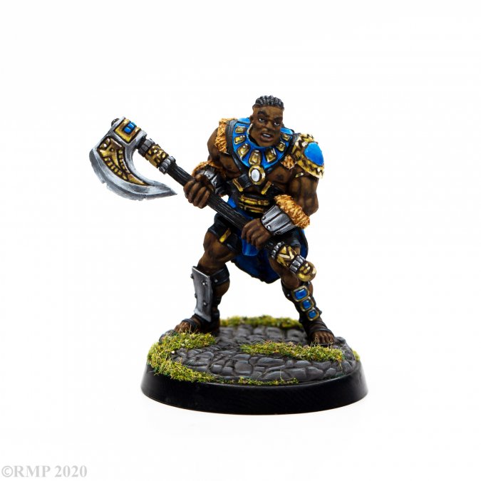 Reaper 04006: Arik Axereaver, Barbarian Dark Heaven Legends Metal Miniature