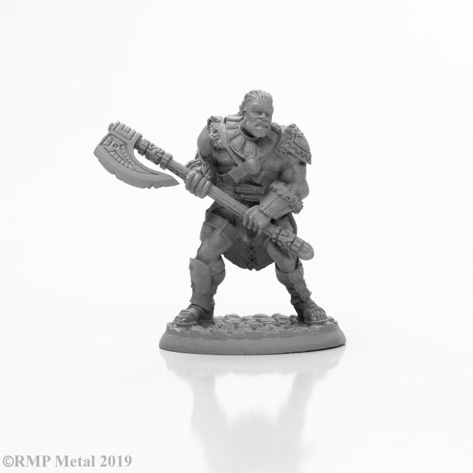 Reaper 04006: Arik Axereaver, Barbarian Dark Heaven Legends Metal Miniature