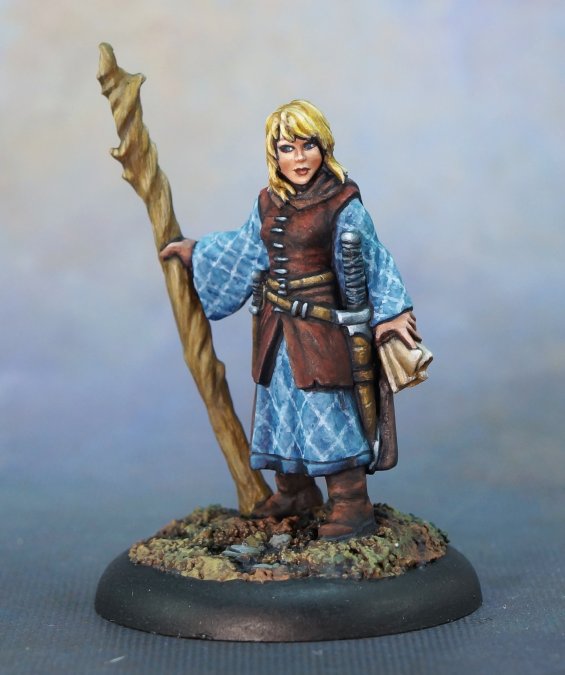 04012: Asandris Nightbloom, Female Druid Dark Heaven Legends Metal Miniature