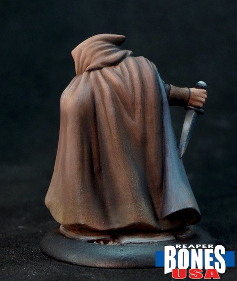 Reaper 30004: Romag Davl, Thief, Dark Heaven Plastic Miniature Painted Example