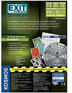 Exit The Game: The Secret Lab back of the box