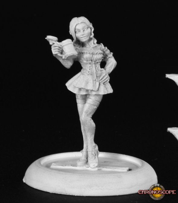 Reaper 50118: Gretchen, Oktoberfest Fraulein Chronoscope Metal Miniature