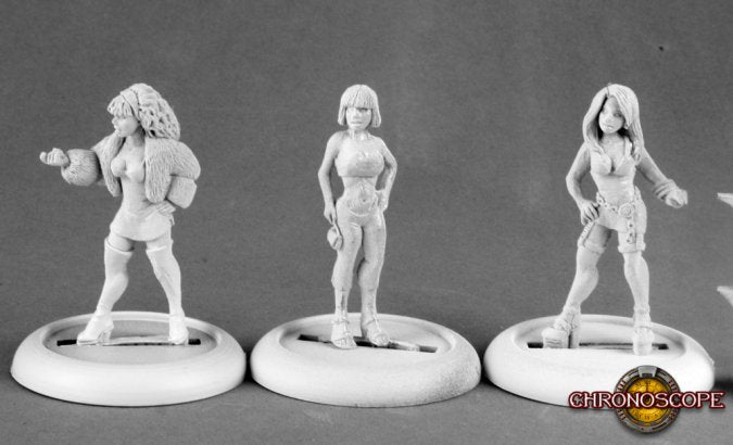 Reaper 50157: Townsfolk, Ladies of the Night Chronoscope Metal Miniature