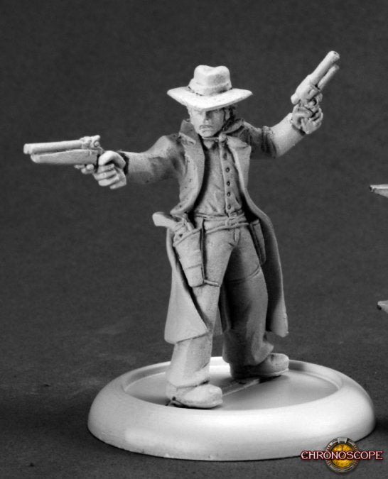 Reaper 50251: Hank Callahan, Gunslinger Chronoscope Metal Miniature