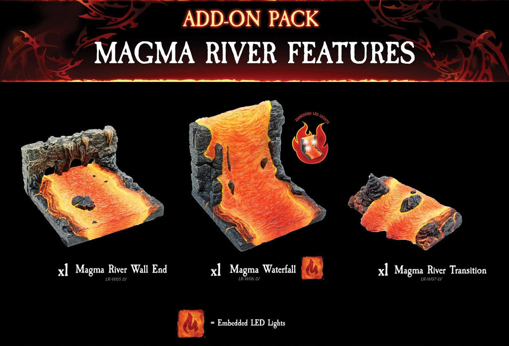 Magma River Features - Factory Painted dwarven forge