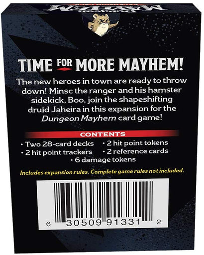 Dungeons & Dragons: Dungeon Mayhem Card Game - Battle for Baldur's Gate Expansion back of the box