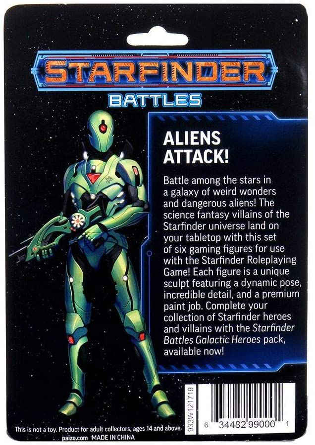Starfinder Starter Pack: Monster Pack Box Back