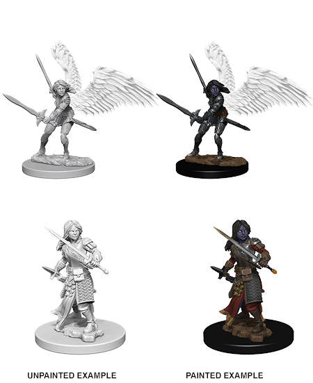 D&D Nolzur's Marvelous Unpainted Miniatures: Aasimar Female Paladin (2) painted example