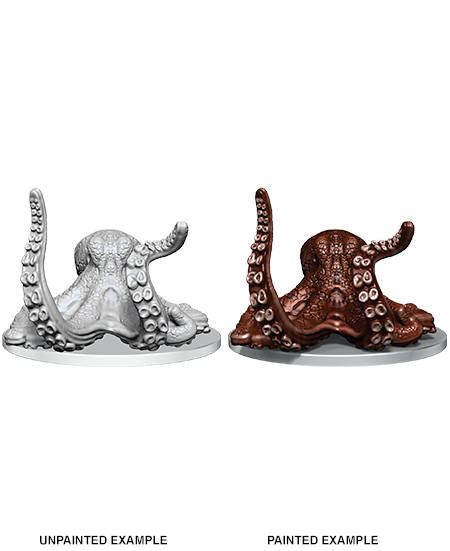 WizKids Deep Cuts Unpainted Miniatures: Giant Octopus (1) painted example