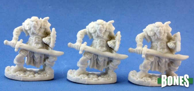 Reaper 77019: Orc Swordsman, Dark Heaven Plastic Miniature (3)