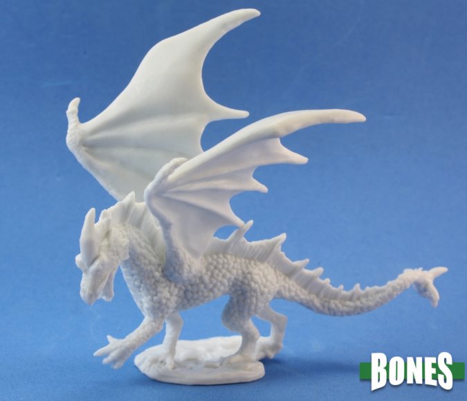 Reaper 77026: Young Fire Dragon Dark Heaven Plastic Miniature