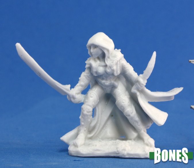 Reaper 77035: Deladrin, Female Assassin, Dark Heaven Plastic Miniature