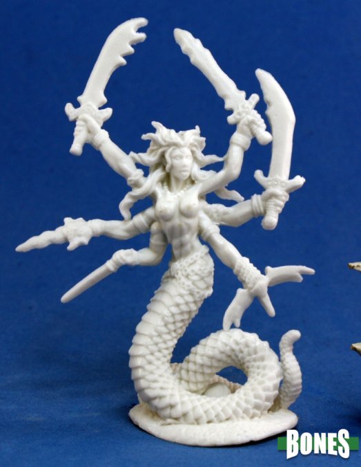 Reaper 77117: Vandorendra, Snake Demon, Dark Heaven Plastic Miniature