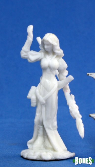 Reaper 77193: Hyrekia, Female Elf Wizard, Dark Heaven Plastic Miniature