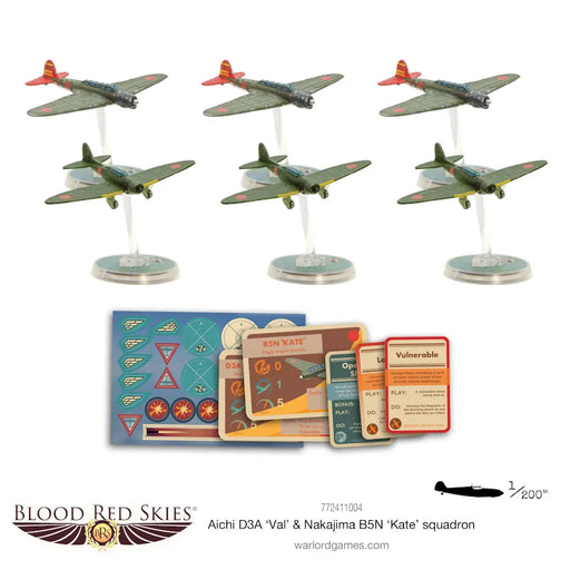 Blood Red Skies: Aichi D3A `Val` & Nakajima B5N `Kate` Squadron content