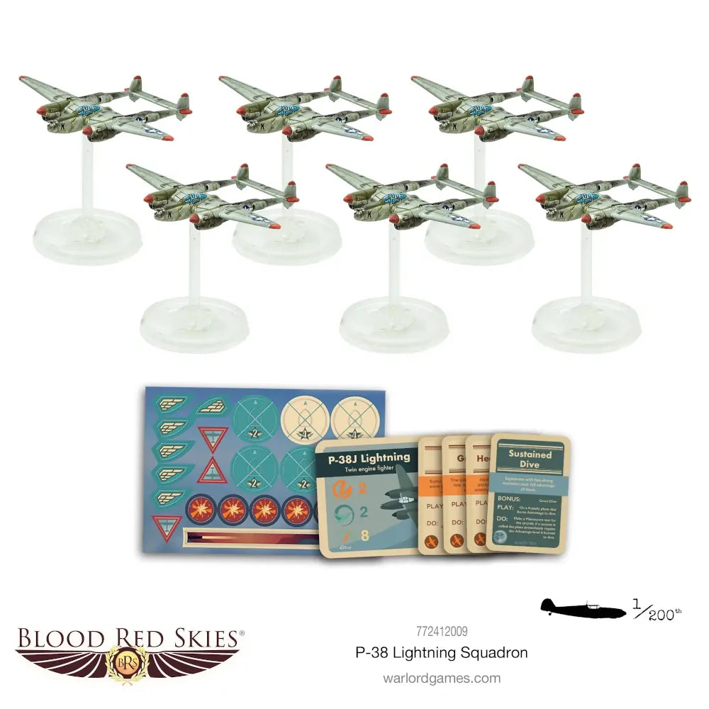 Blood Red Skies: P-38 Lightning Squadron content