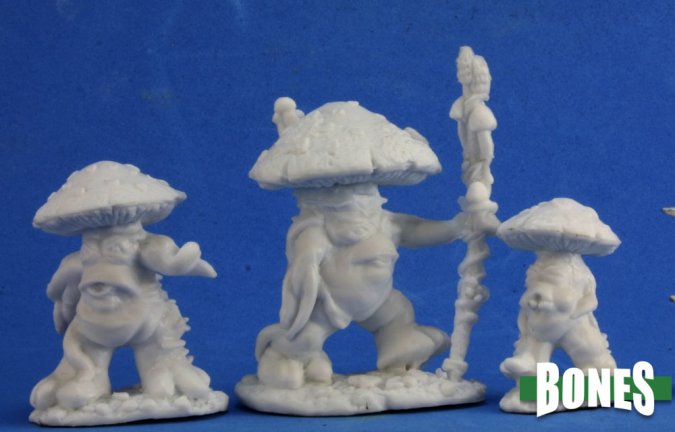 Reaper 77345: Mushroom Men, Dark Heaven Plastic Miniature