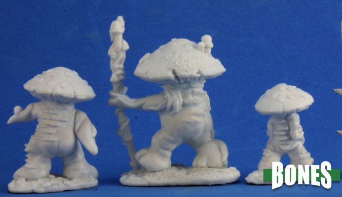 Reaper 77345: Mushroom Men, Dark Heaven Plastic Miniature