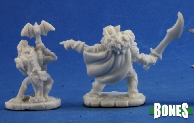 Reaper 77349: Goblin Command Dark Heaven Plastic Miniatures (2)