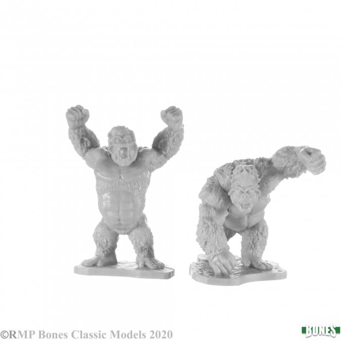Reaper 77690: Killer Apes, Dark Heaven Plastic Miniatures (2)