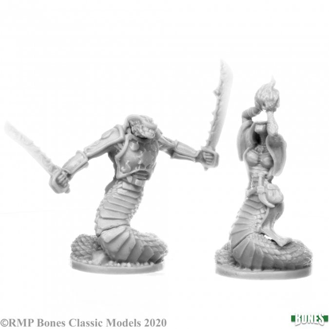 Reaper 77693: Nagendra Leaders, Dark Heaven Plastic Miniatures (2)