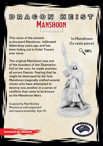 Manshoon Collector's Serie Back