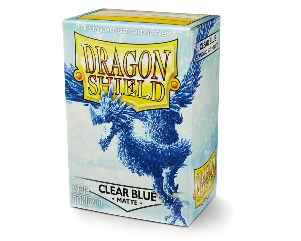 Dragon Shield: Matte Sleeves - Clear Blue (100ct)