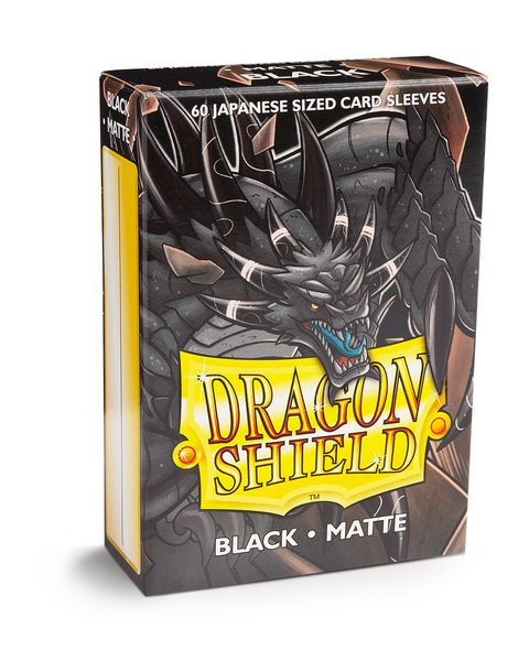 Dragon Shield: Matte Sleeves - Black (60ct)