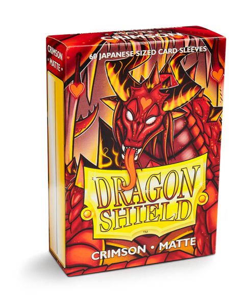 Dragon Shield: Matte Sleeves - Crimson (60ct)