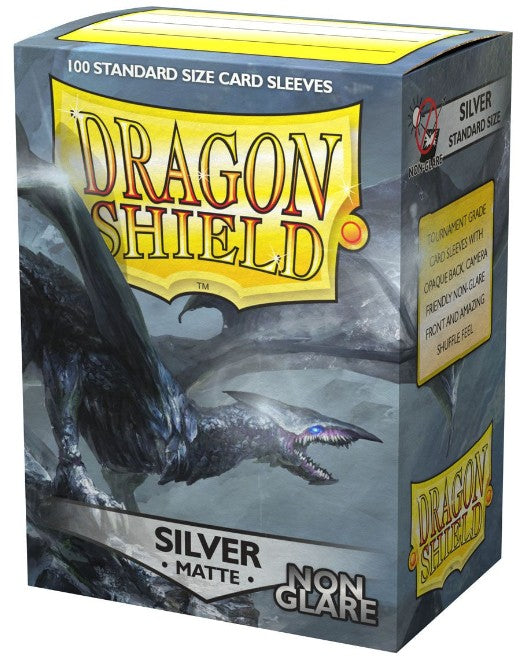Dragon Shield: Non Glare Sleeves - Matte Silver (100ct)