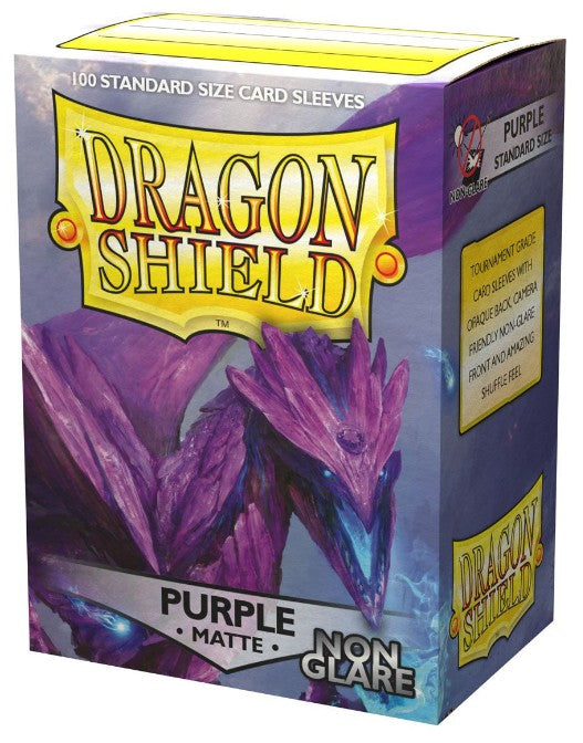 Dragon Shield: Non Glare Sleeves - Matte Purple (100ct)