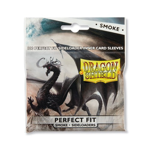Dragon Shield: Perfect Fit Side Load Clear - Smoke (100ct)