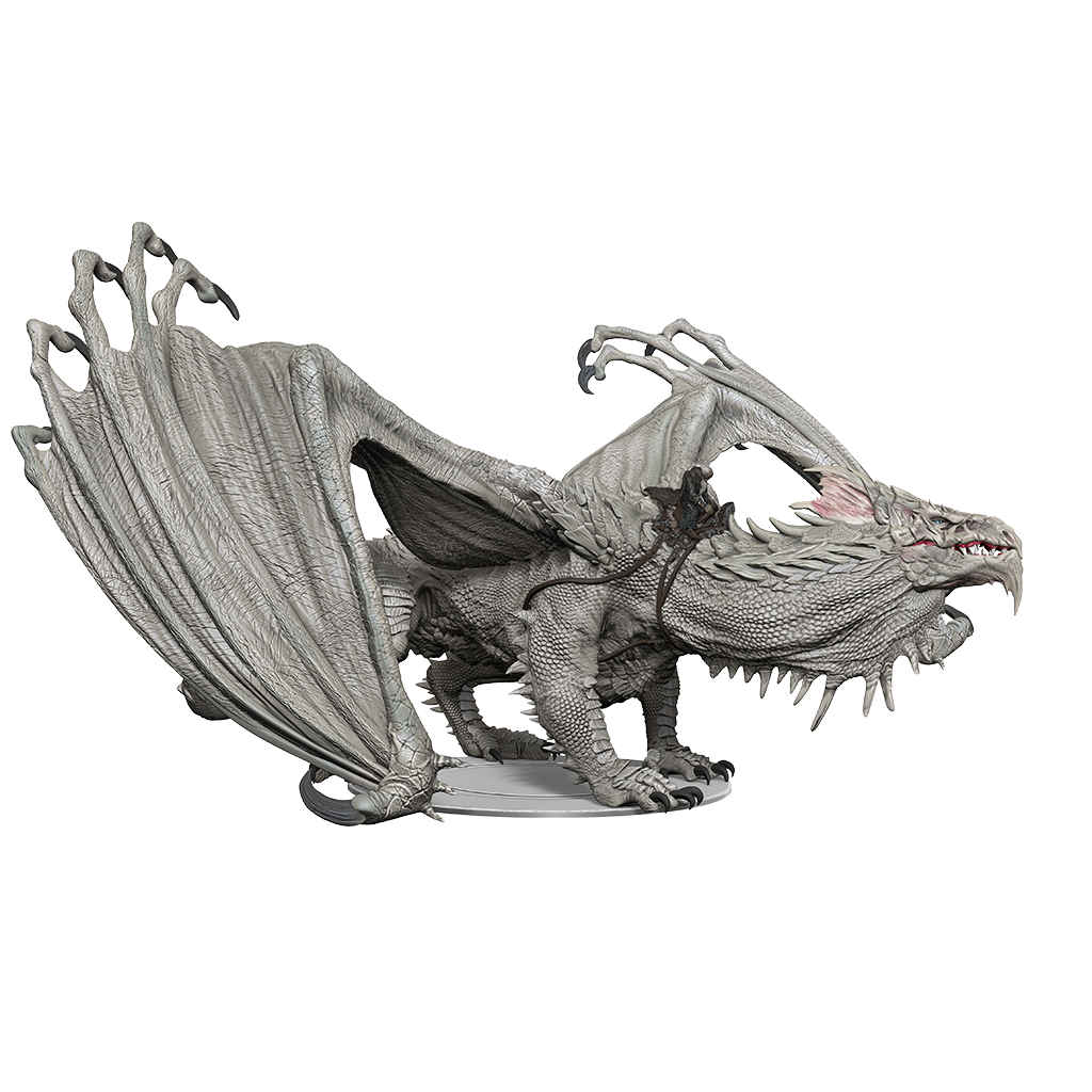 D&D miniature: Arveiaturace- Gargantuan White Dragon