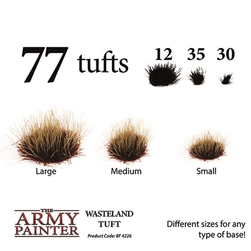Battlefields: Wasteland Tuft Sizes