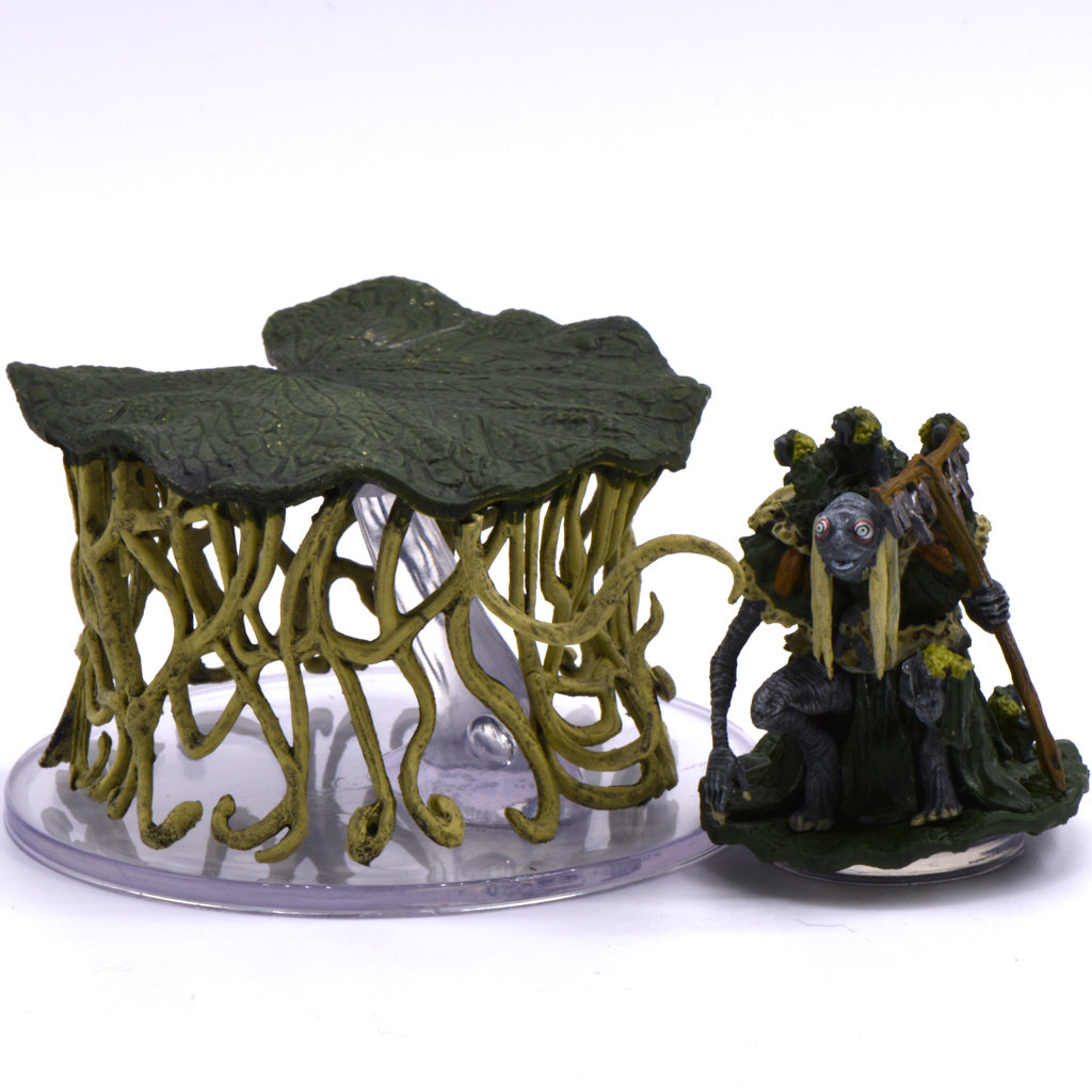 D&D Icons of the Realms Miniatures: The Wild Beyond the Witchlight- Bavlorna Brightstraw & Floating Lilly Pad