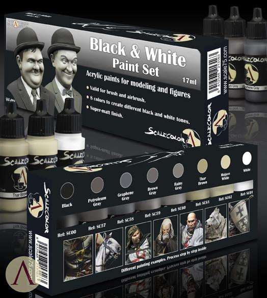 Scale75: Black & White Paint Set