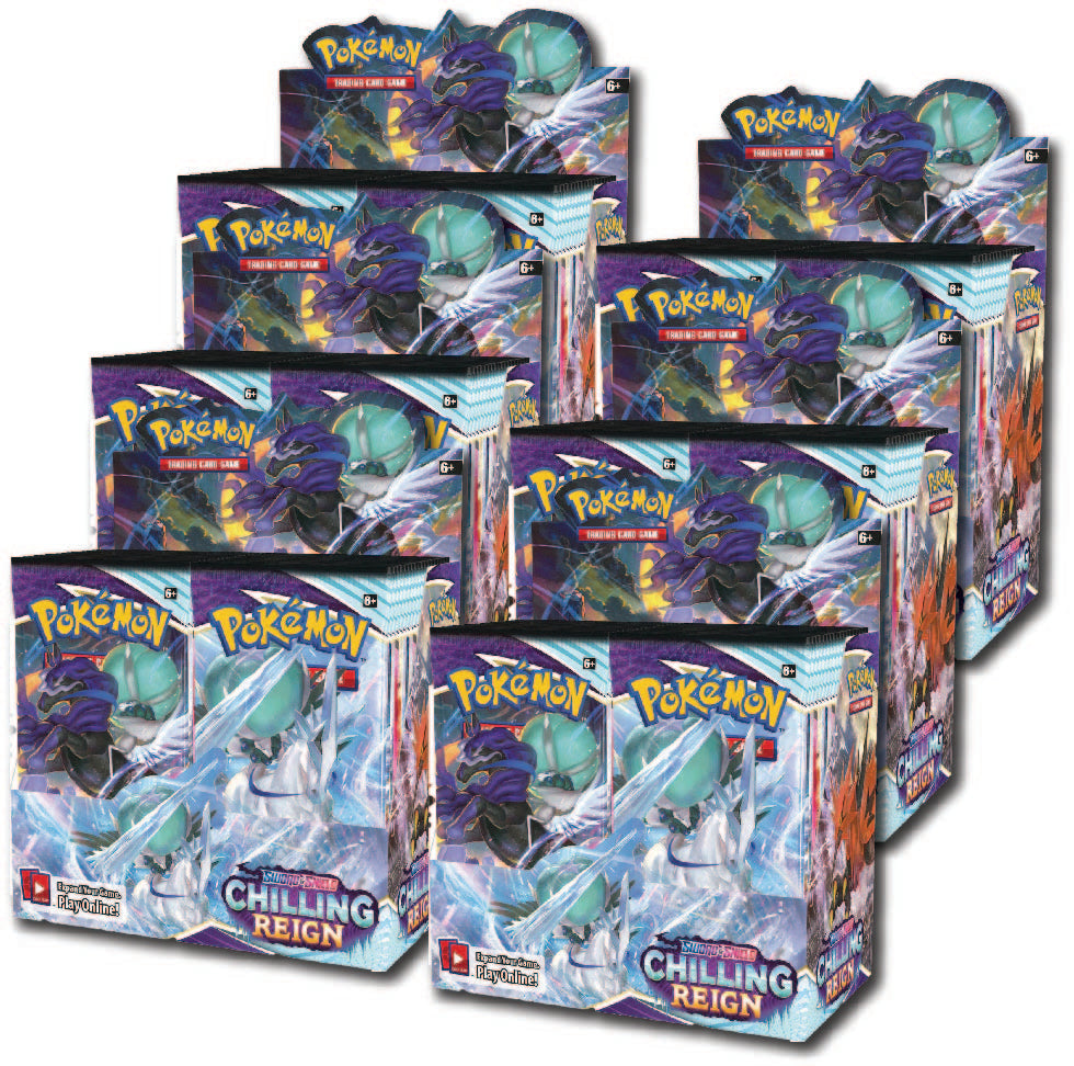 Pokémon Sword & Shield: Chilling Reign - Booster Case (6 Booster Display)