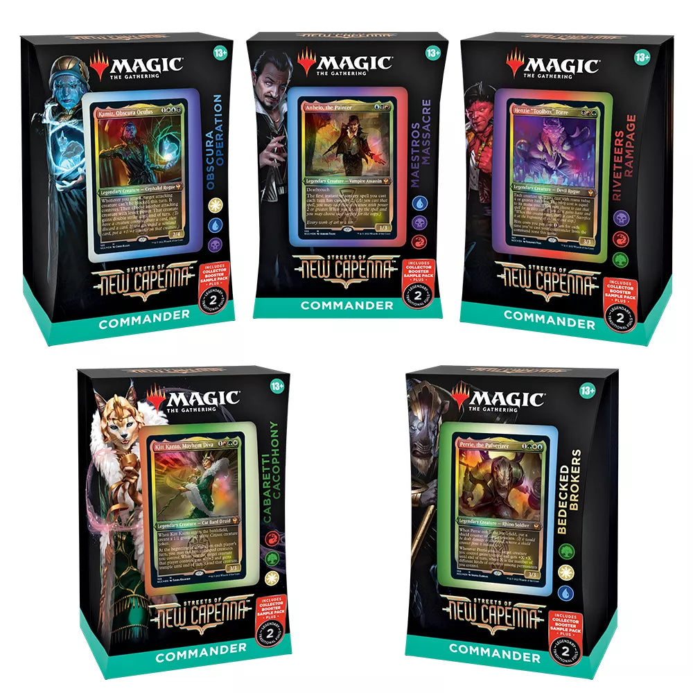 Magic: The Gathering - Streets of New Capenna Commander Decks (set of 5)