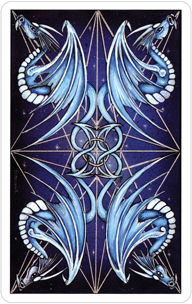 Tarot Card Set - Dragon Tarot back of cards
