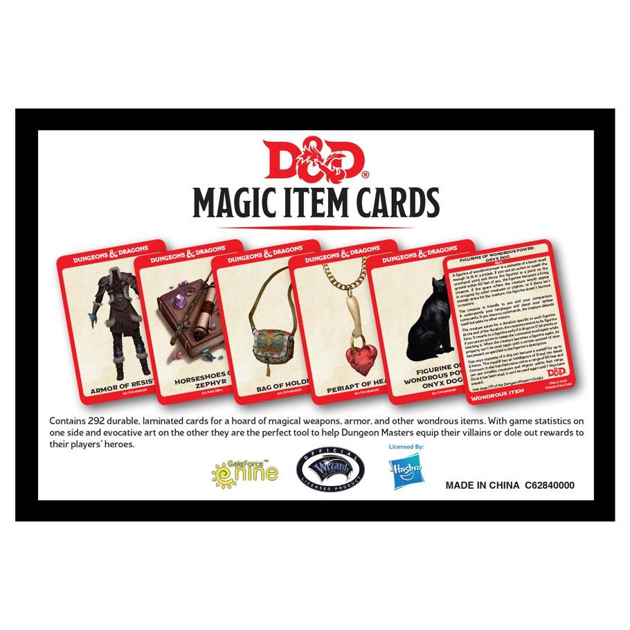 D&D: Magic Item Cards Content