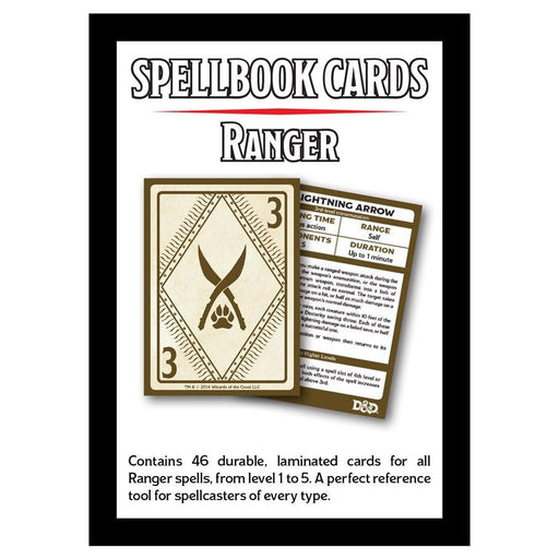 D&D Spellbook Cards: Ranger Deck Content