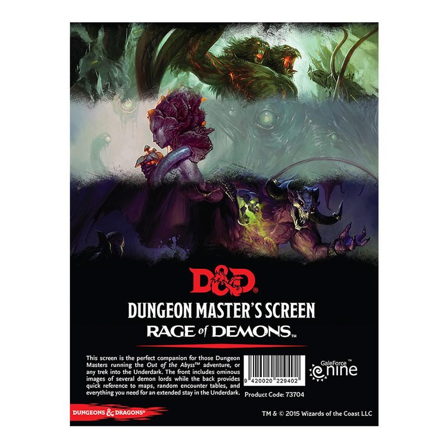 Dungeons & Dragons: Rage of Demons - DM Screen