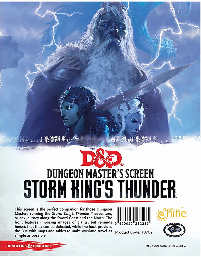 Dungeons & Dragons: Storm King's Thunder - DM Screen