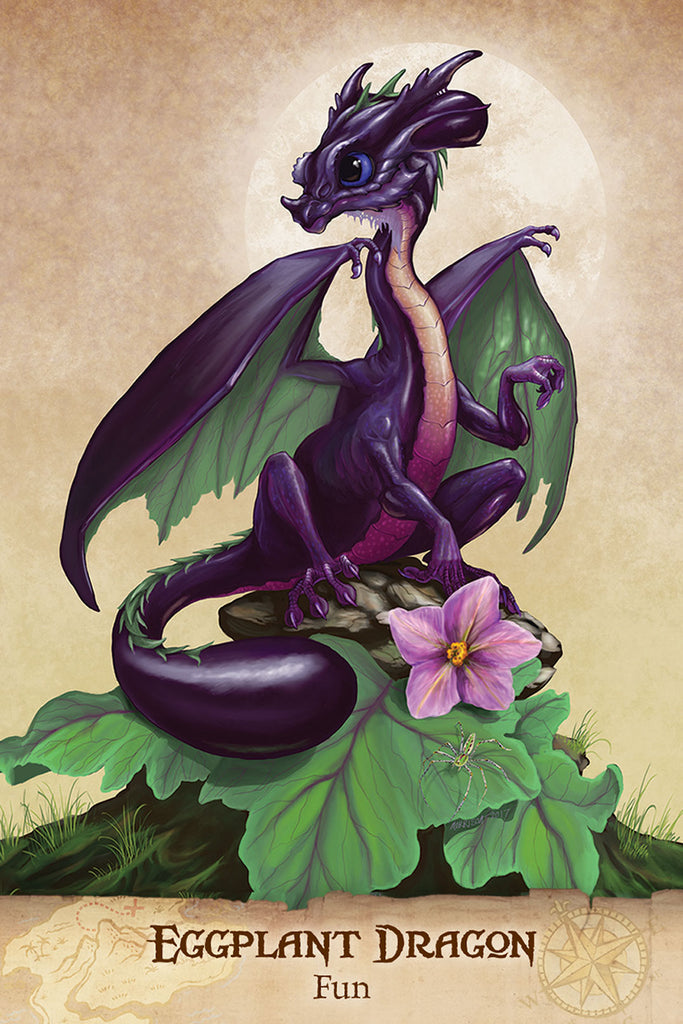 Field Guide To Garden Dragons Eggplant Dragon