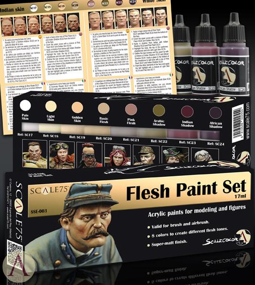 ScaleColor - Flesh Paint Set  SSE-003
